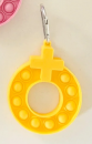 Decade Rosary Pop-It Keychain: Yellow