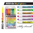 Accu-Gel Highlighters Study Kit (6 pack)