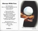 Volleyball Prayer Card