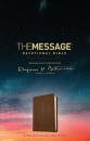 The Message Devotional Bible (Brown, Leather-Look)