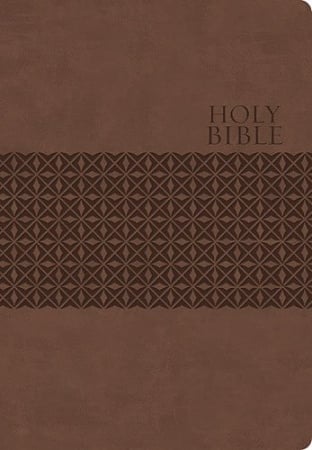 KJV Study Bible, Large Print, Red Letter Edition: Second Edition (Brown)