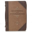 Be Strong and Courageous Bible Cover  (XL)