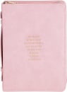 Bible Cover: The Grass Withers (Pink, XL)