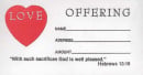 Love Offering Bill Envelope (100 Pack)