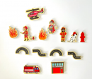 Saint Florian's Firefighter Bath Toy Set