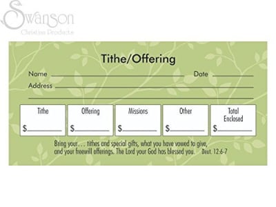 Offering & Tithe Envelope (100)
